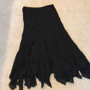 Black long skirt